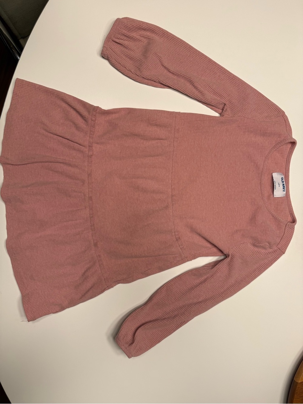 Old Navy Ribbed Scoop Neck Girl’s Dress
